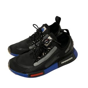 Adidas Originals NMD R1 Black Red Blue NASA Artemis Space Race Shoes Mens Size 6